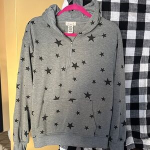 If It Were Me Gray Hoodie with Pink Accents